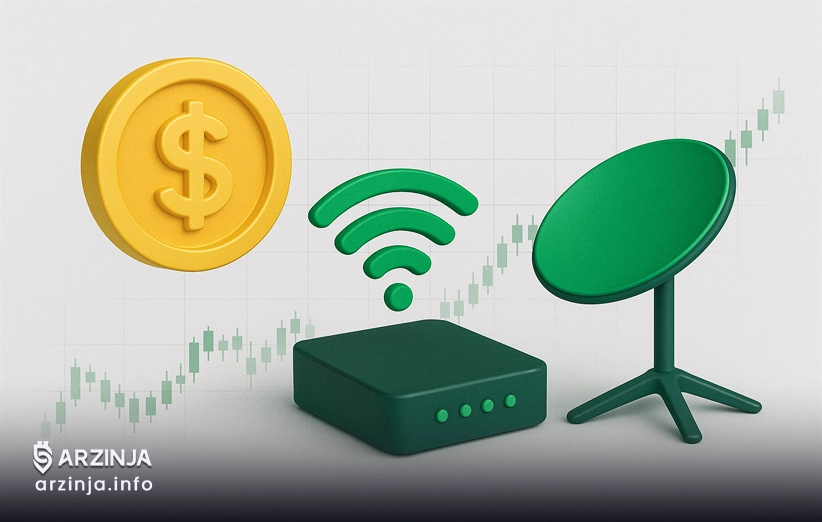 قیمت تجهیزات و اینترنت استارلینک