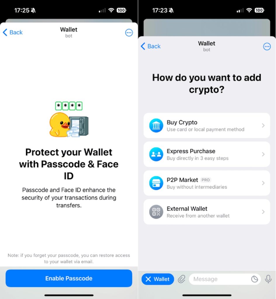 کیف پول تلگرام (Wallet)