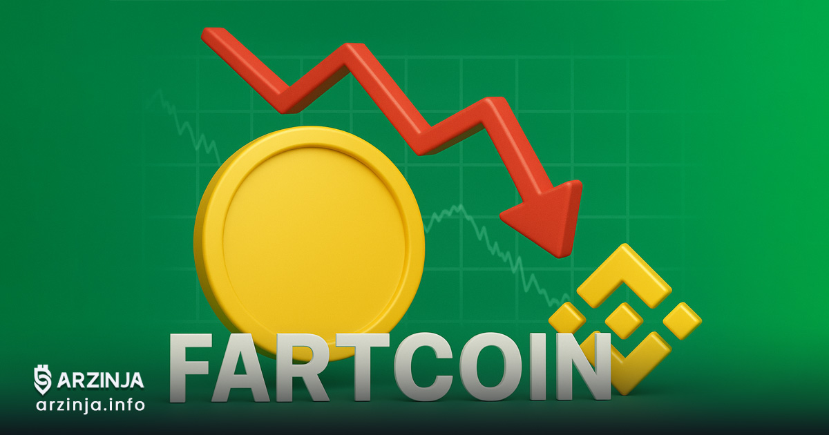 ریزش قیمت رمزارز FARTCOIN