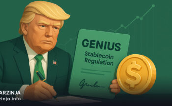 امضاء قانون GENIUS توسط دونالد ترامپ برای تنظیم استیبل‌ کوین‌ها