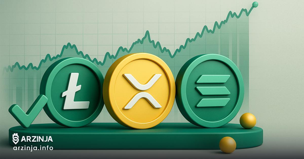 احتمال تصویب ETF برای SOL ،XRP و LTC به ۹۵ درصد رسید