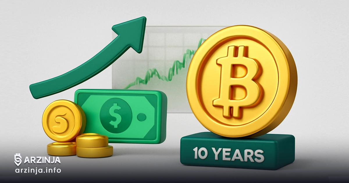خرید بیت کوین: ده سال پیش بیت کوین فقط ۳۰۰ دلار بود