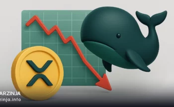 اُفت قیمت ریپل هم‌زمان با فروش نهنگ‌ها