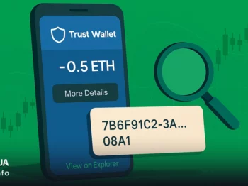 آموزش کامل پیدا کردن هش تراکنش (TXID) در تراست ولت