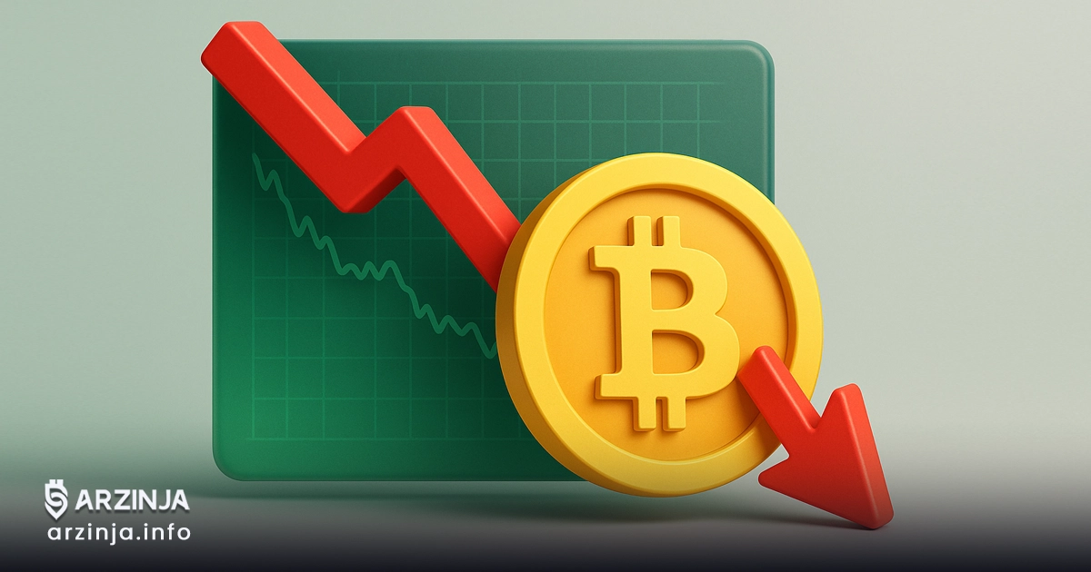 قیمت بیت کوین: افت هفتگی و سقوط به پایین‌ترین سطوح هفت‌ماهه