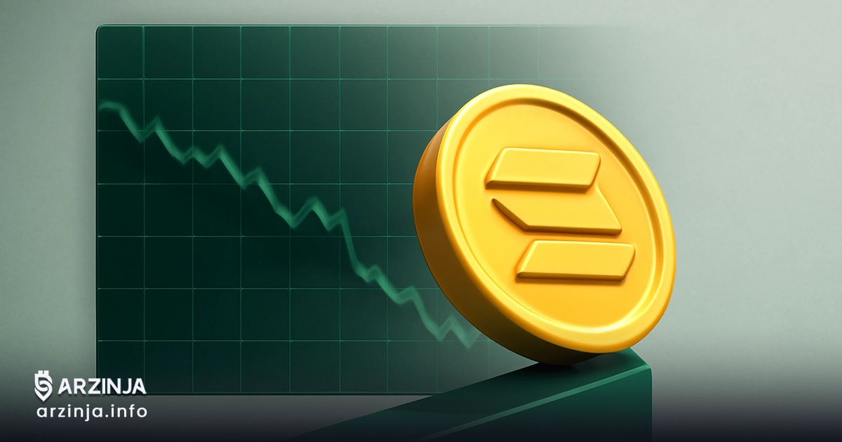 قیمت سولانا در آستانه یک سقوط بزرگ