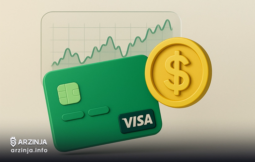 ارتباط کارت ویزا: قابل استفاده کردن استیبل کوینها