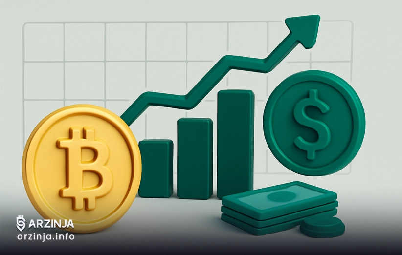 رشد پایدار بیت‌کوین در سایه نوسانات شاخص دلار ایالات متحده