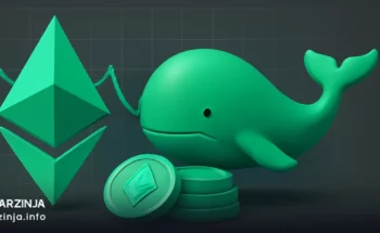 نهنگ‌های اتریوم بیش از ۱.۳ میلیارد دلار ETH در دوران افت خریداری کردند