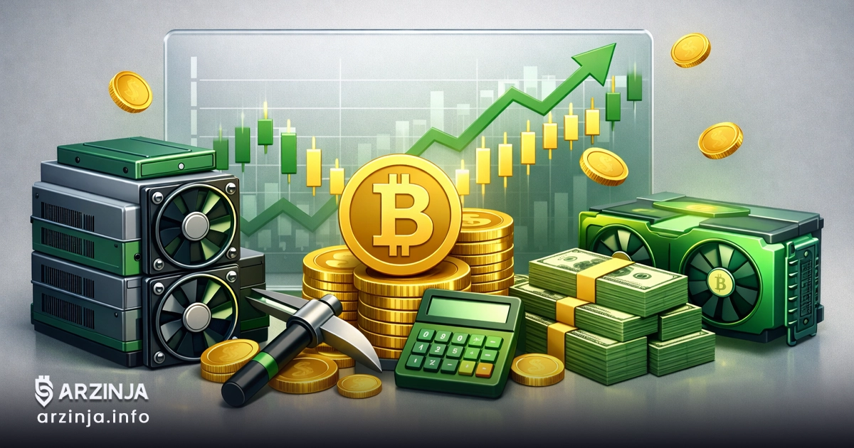 درآمد ماینینگ ارز دیجیتال چقدر است؟ محاسبه سود دستگاه‌های استخراج بیت کوین در ۲۰۲۶
