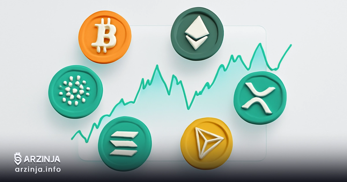 معرفی ۶ رمزارز برتر برای سرمایه‌گذاری کوتاه‌مدت
