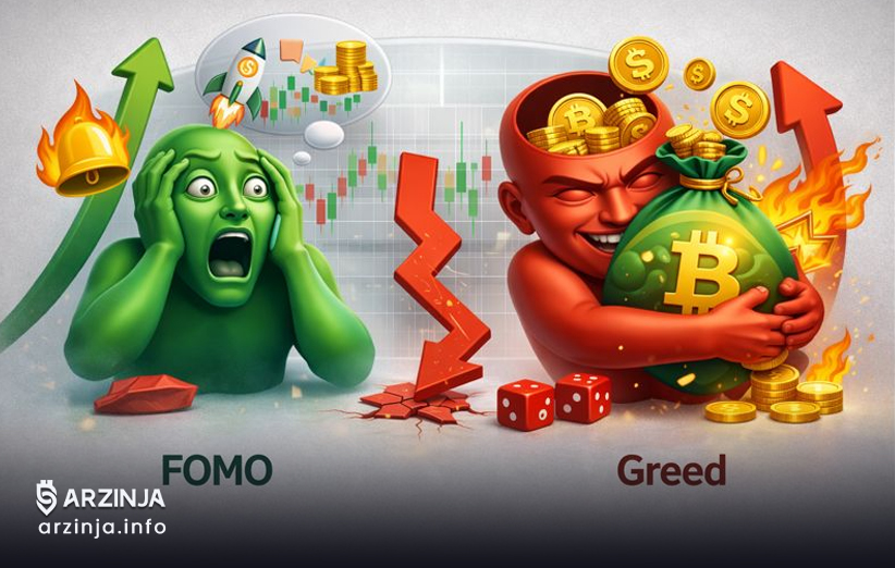 چگونه ترس از جاماندن و طمع، ضررهای سنگین در کریپتو ایجاد می&zwnj;کنند؟