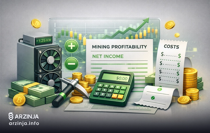 چگونه سود خالص ماینینگ بیت کوین را حساب کنیم؟