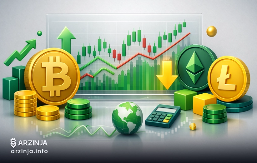 تحلیل آماری قیمت بیت&zwnj; کوین و آلت&zwnj; کوین&zwnj;ها در بحران تعرفه&zwnj;ای