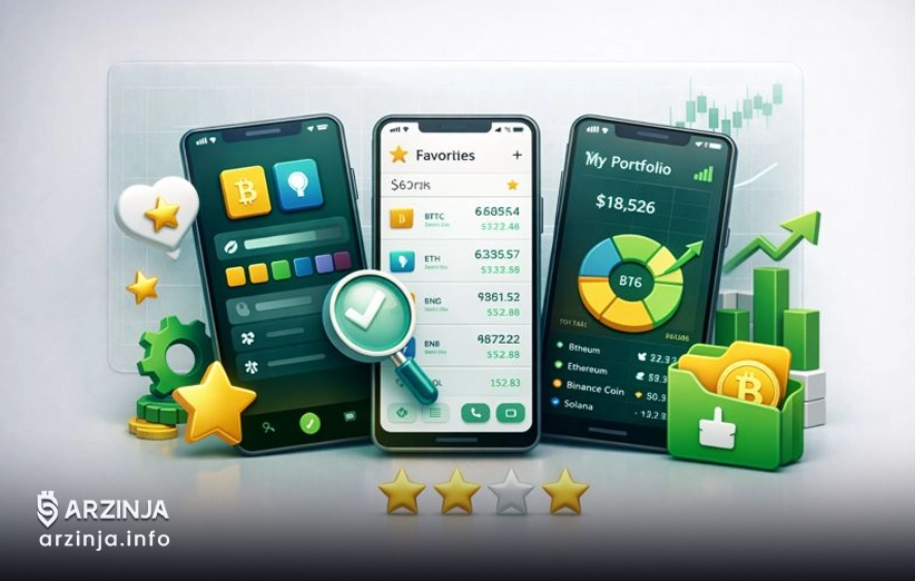 مدیریت پرتفوی و شخصی&zwnj;سازی تجربه کاربری در اپ&zwnj;های ردیابی قیمت بیت&zwnj; کوین