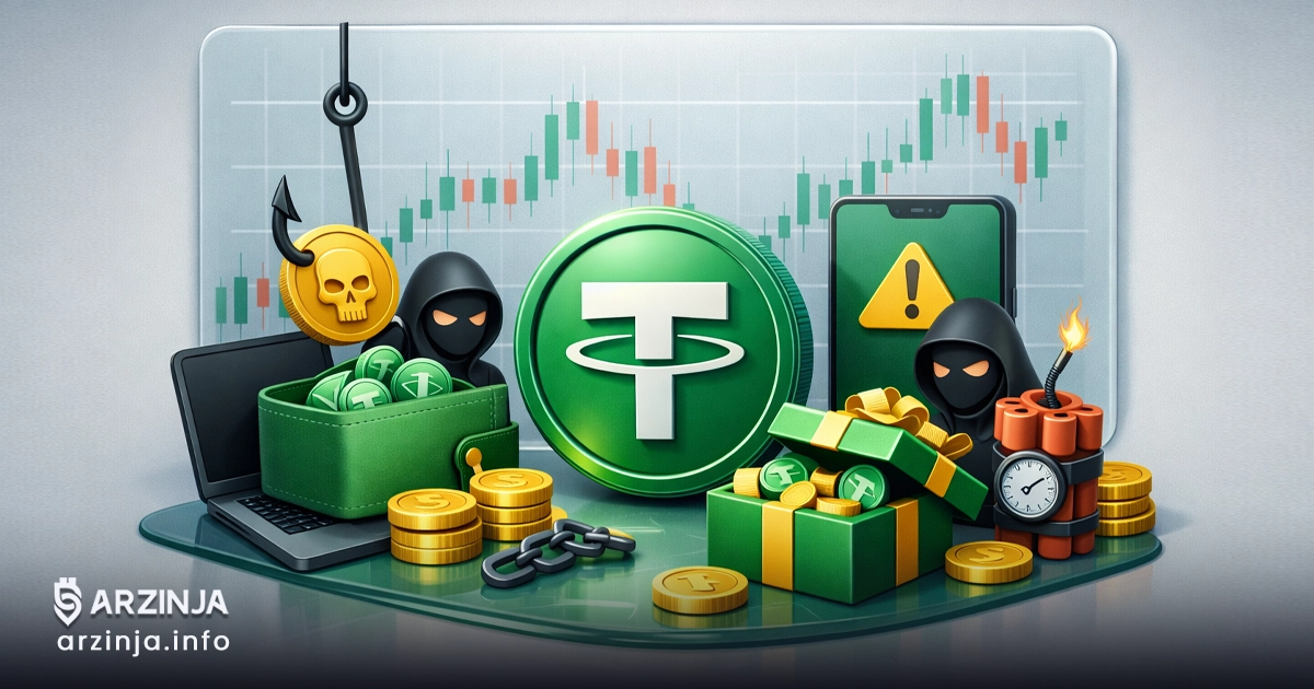 کلاهبرداری تتر چیست؟ نشانه‌ها و روش‌های جلوگیری از کلاهبرداری با  USDT