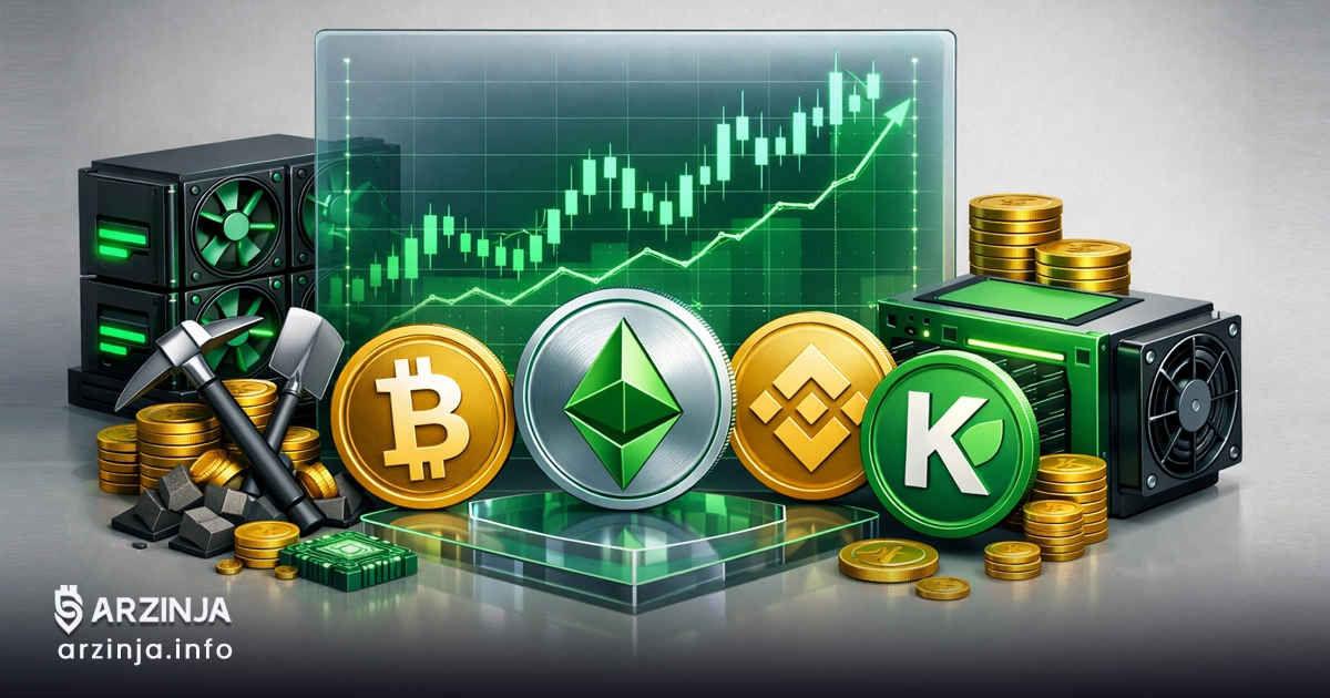بهترین ارزهای دیجیتال برای ماینینگ ۲۰۲۶