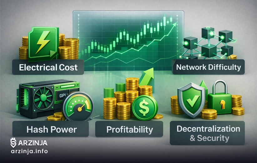 فاکتورهای مهم در گزینش رمزارز سودآور برای استخراج