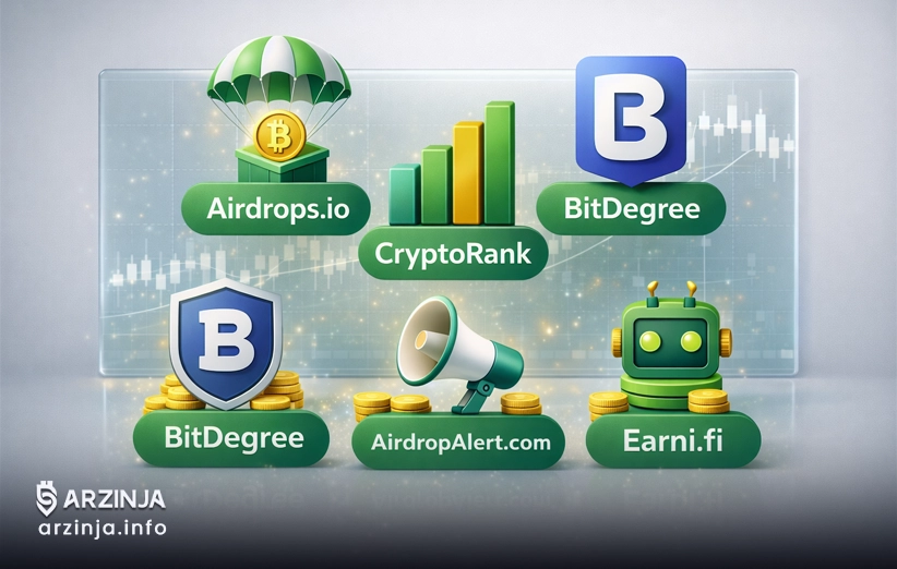 بهترین سایت&zwnj;های ایردراپ رایگان ارز دیجیتال در ۲۰۲۶ کدام است؟