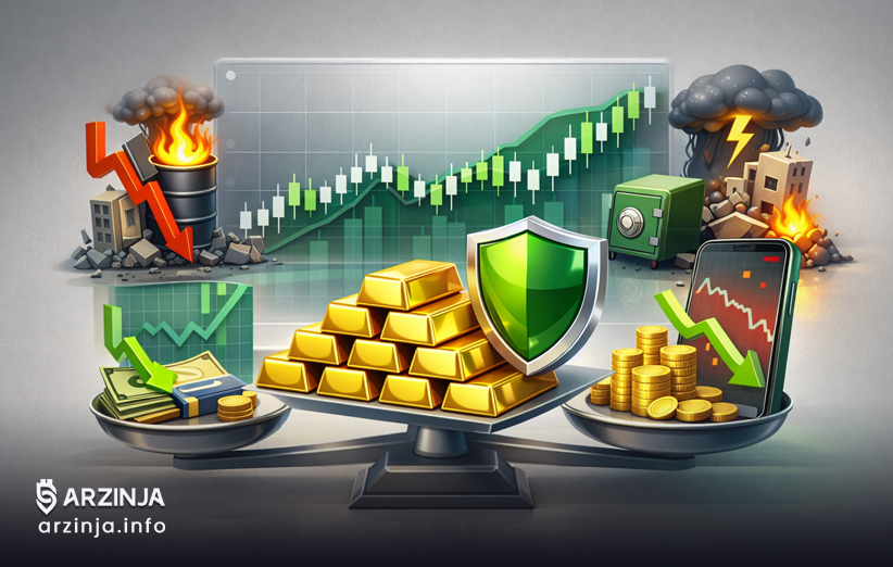 سرمایه&zwnj;گذاری روی طلا: چرا طلا در زمان بحران از سهام و اوراق بهتر عمل می&zwnj;کند؟