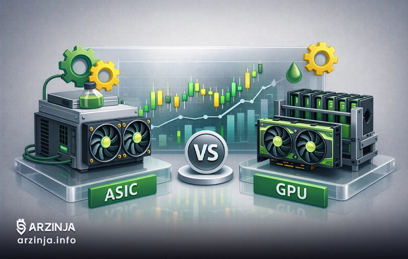 تفاوت دستگاههای ASIC و GPUها در بهترین رمزارزها برای ماینینگ چیست؟