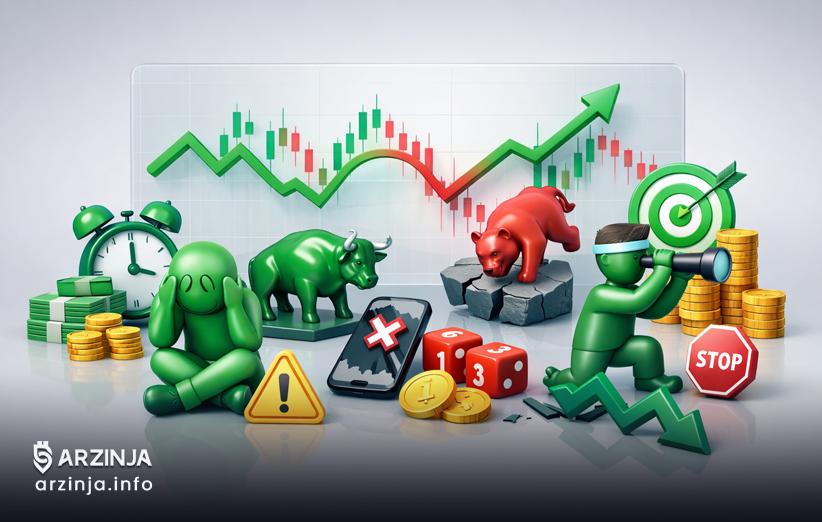 اورتریدینگ، فومو و عدم انضباط: ریشه زیان&zwnj;های پیاپی در دی&zwnj;تریدینگ