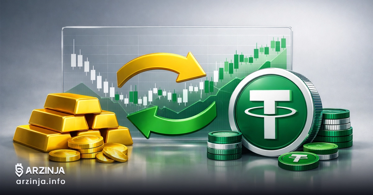 طلا به تتر فوری: نقد کردن سریع طلای فیزیکی