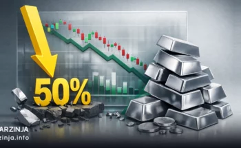 تحلیل نقره: آیا قیمت نقره 50 درصد دیگر سقوط می‌کند؟