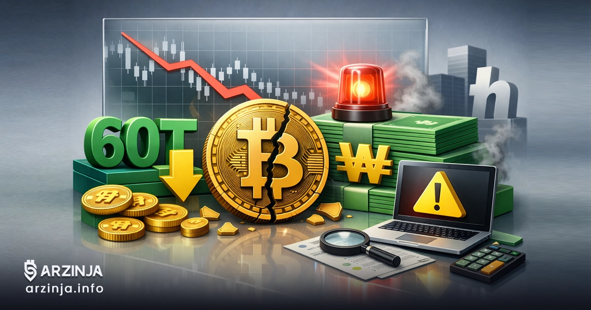 خطای بیت‌ کوین ۶۰ تریلیون وونی بیت‌هامب