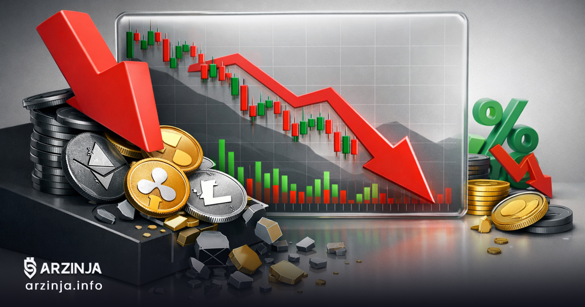 اعتماد سرمایه‌ گذاران کاهش یافت و فشار فروش آلت کوین ها شدت گرفت