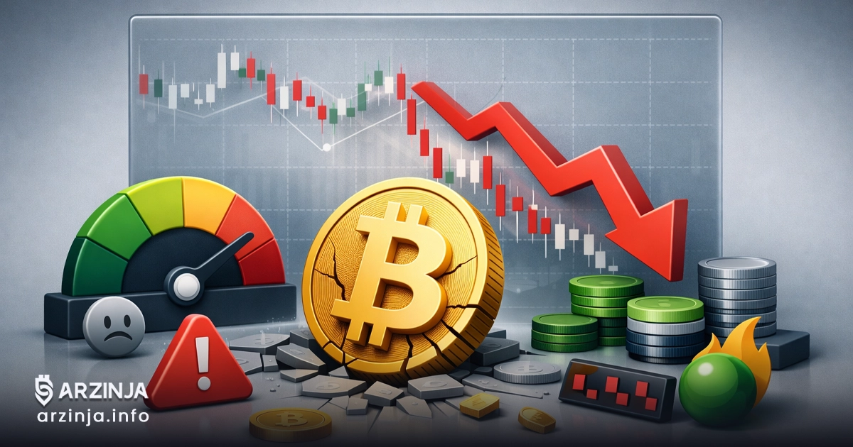 ترس شدید کریپتو؛ بیت‌ کوین زیر ۶۵ هزار دلار سقوط کرد