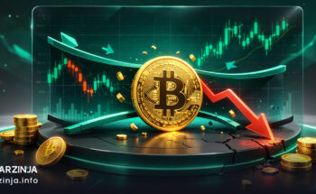 بیت‌کوین در تله نزولی محدوده فشرده