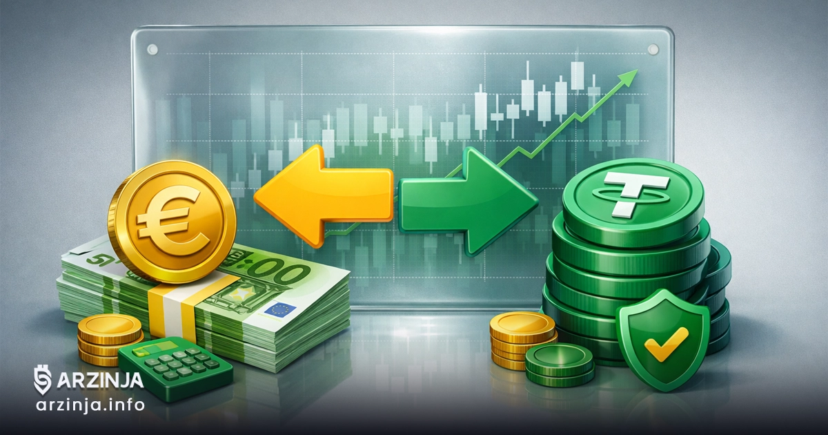یورو به USDT در چند دقیقه: امن‌ ترین و ارزان‌ ترین راه