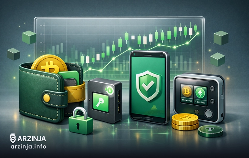 دسته بندی کیف پول های رمزارزی