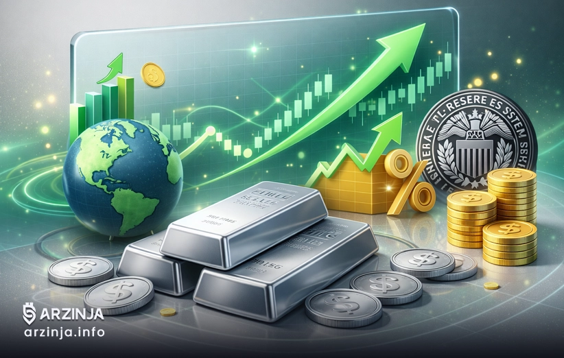 نقش متغیرهای جهانی در پیش&zwnj;بینی قیمت نقره ۱۴۰۵