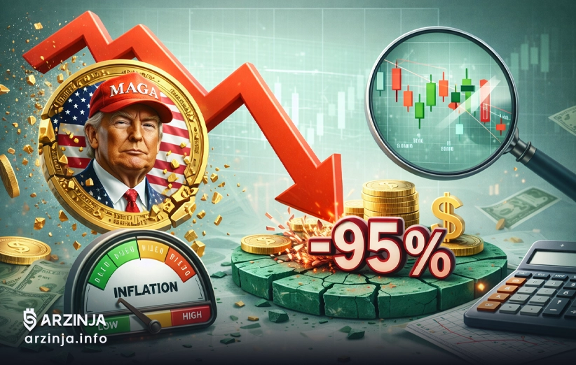 فشارهای اقتصادی و تکنیکال: دلیل اصلی ریزش رمزارز ترامپ