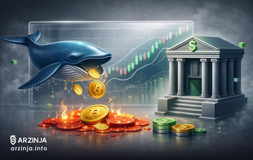 چگونه نهنگ&zwnj;ها و نهادها باعث ریزش بیت کوین شدند؟