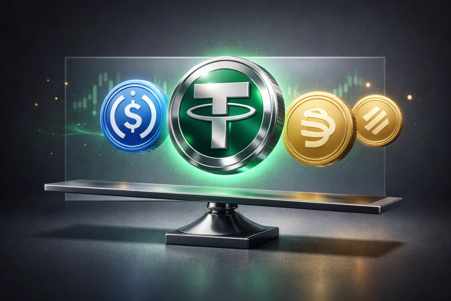 مقایسه استیبل کوین&zwnj;ها - تتر USDT در برابر USDC و DAI