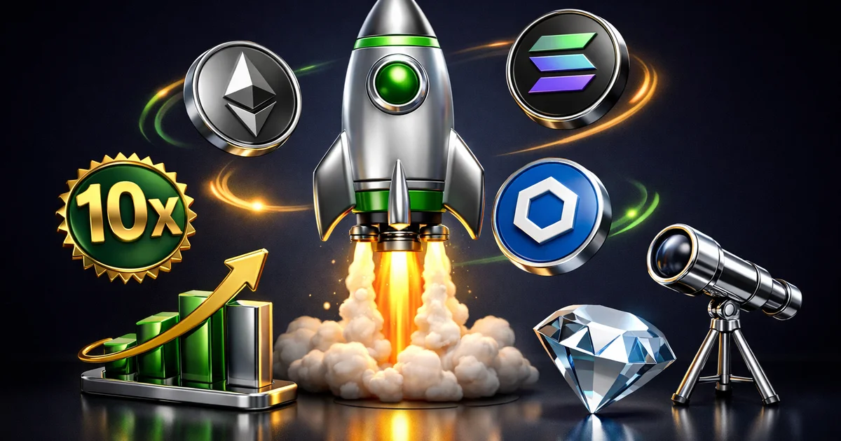 آلت‌کوین‌های با پتانسیل رشد ۱۰ برابری در ۲۰۲۶؛ بهترین فرصت‌های سرمایه‌گذاری