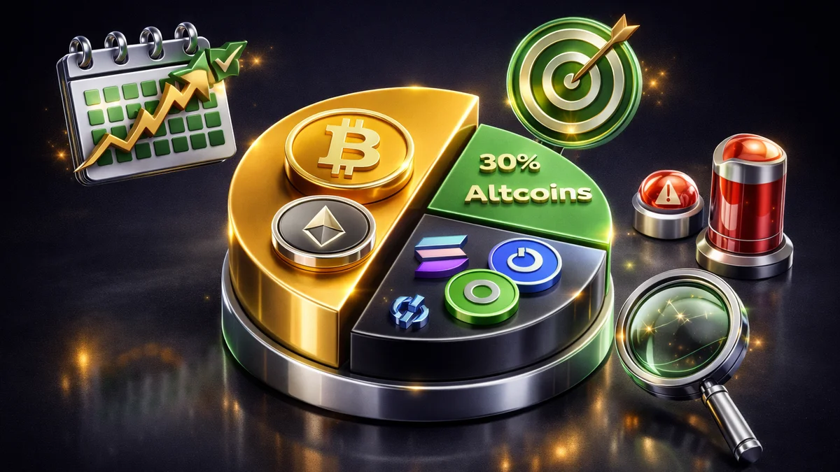 مدیریت ریسک سبد آلت&zwnj;کوین؛ تنوع&zwnj;سازی و استراتژی DCA