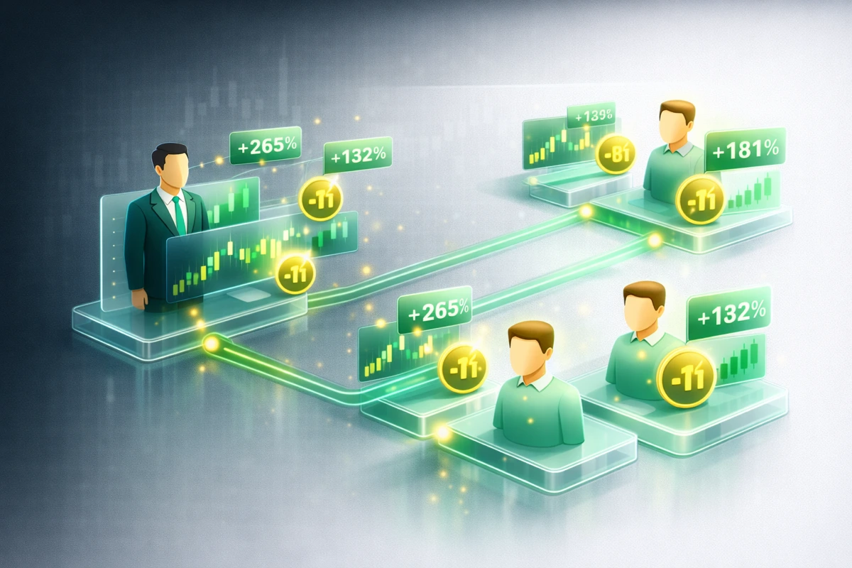 کپی تریدینگ ارز دیجیتال