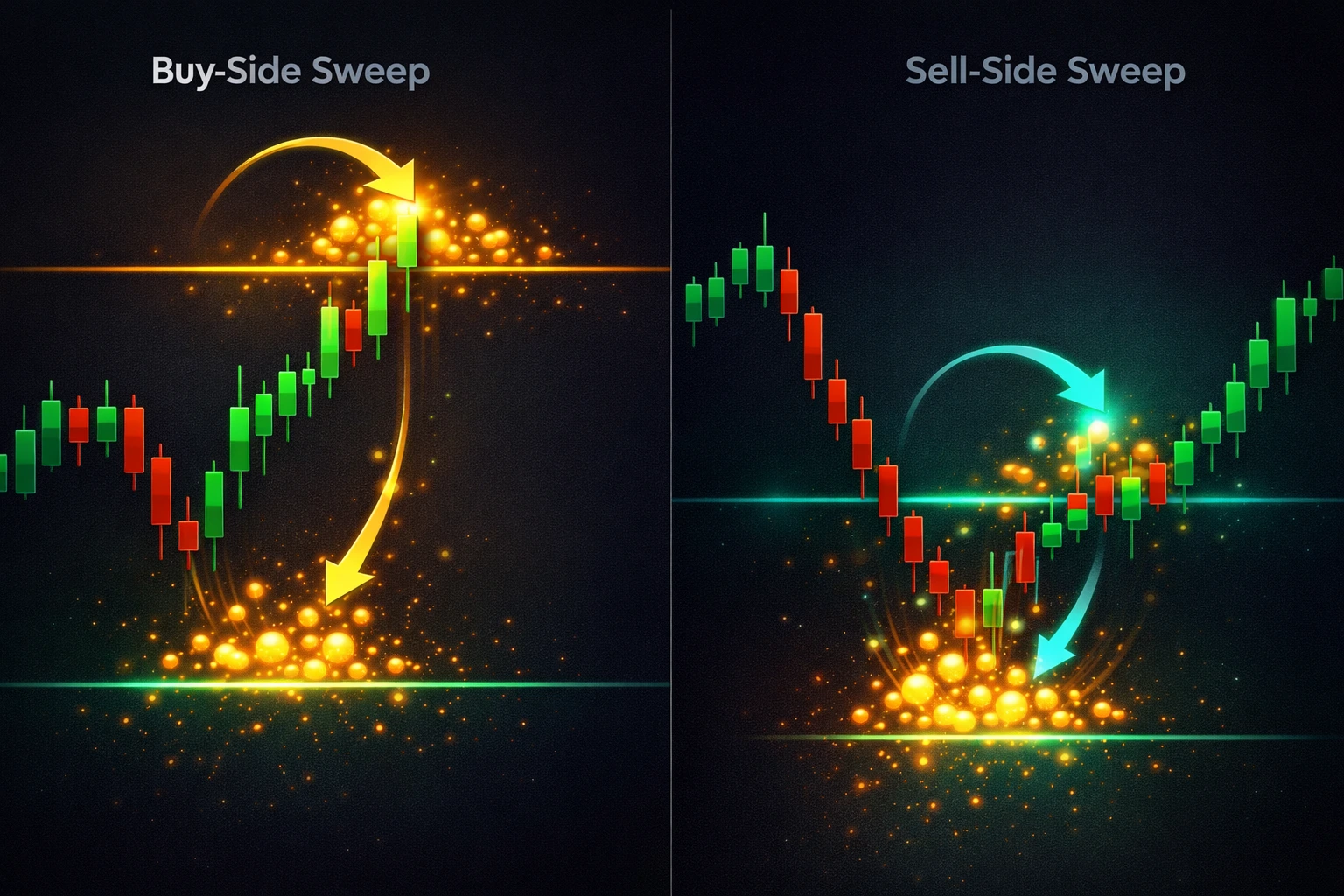 انواع سویپ نقدینگی - سمت خرید و سمت فروش