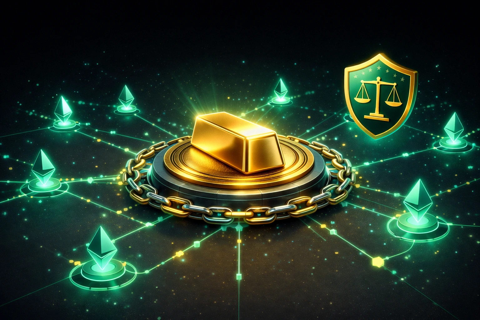 شمش طلا روی پلتفرم بلاکچین اتریوم - معرفی PAXG