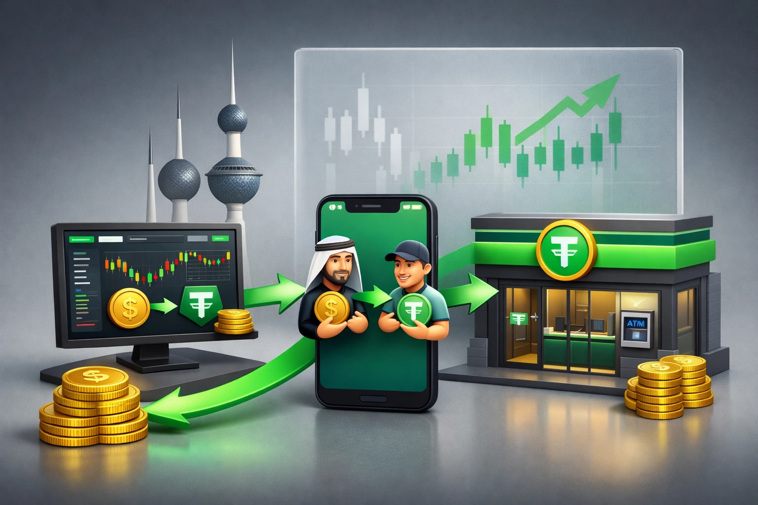 روش&zwnj;های تبدیل تتر به دلار - ارزینجا