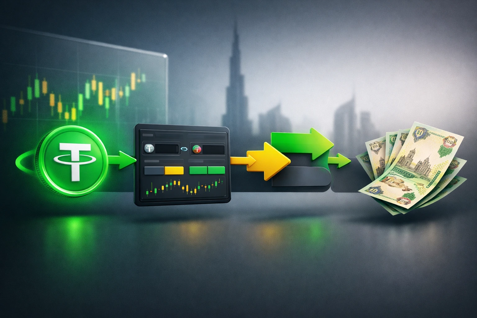 روش&zwnj;های تبدیل افغانی به تتر - ارزینجا