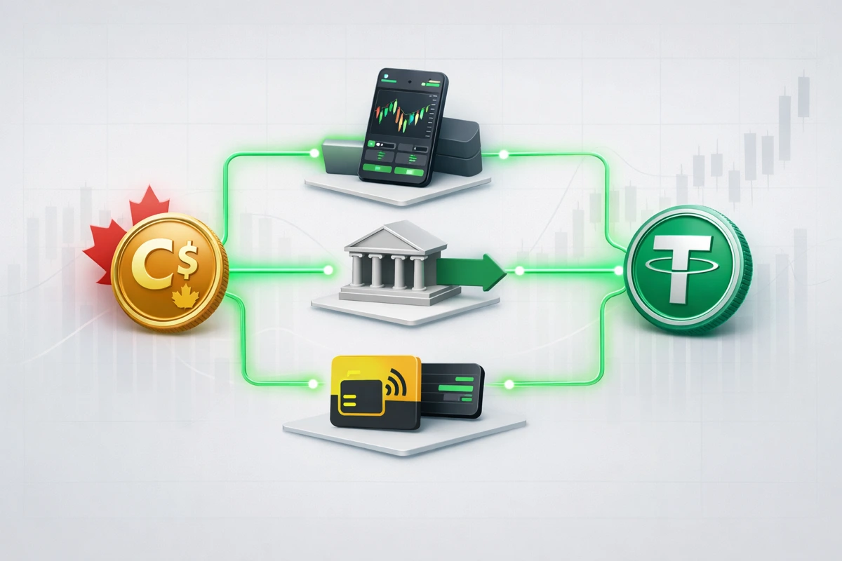 روش&zwnj;های تبدیل دلار کانادا به تتر