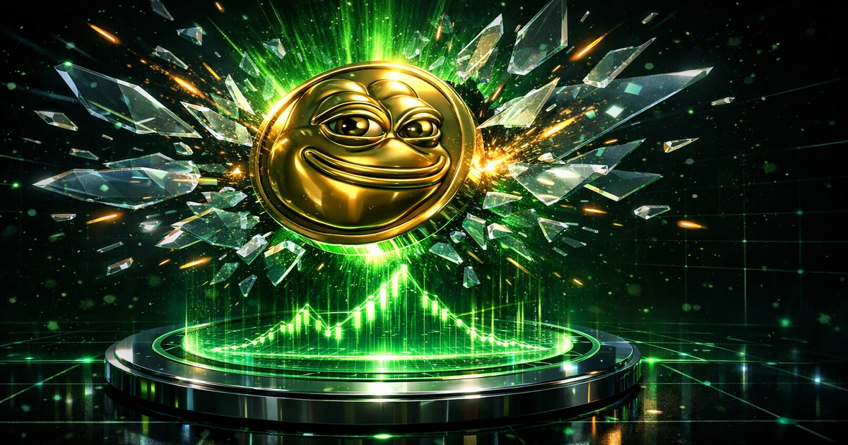 تحلیل پپه PEPE در آستانه شکست از ساختار تراکمی