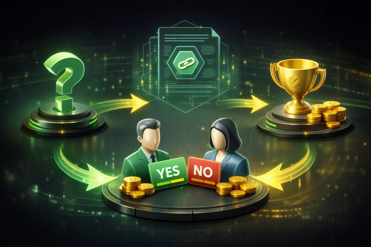 نحوه عملکرد بازار پیش&zwnj;بینی ارز دیجیتال