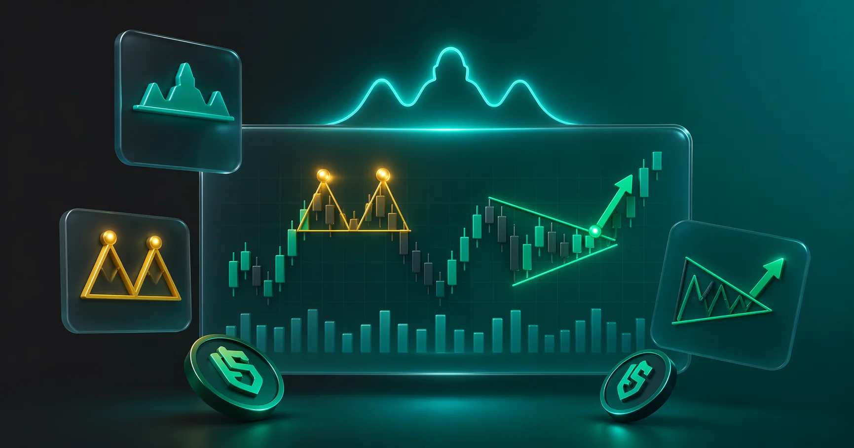 الگوهای کلاسیک قیمتی در تحلیل تکنیکال ارز دیجیتال
