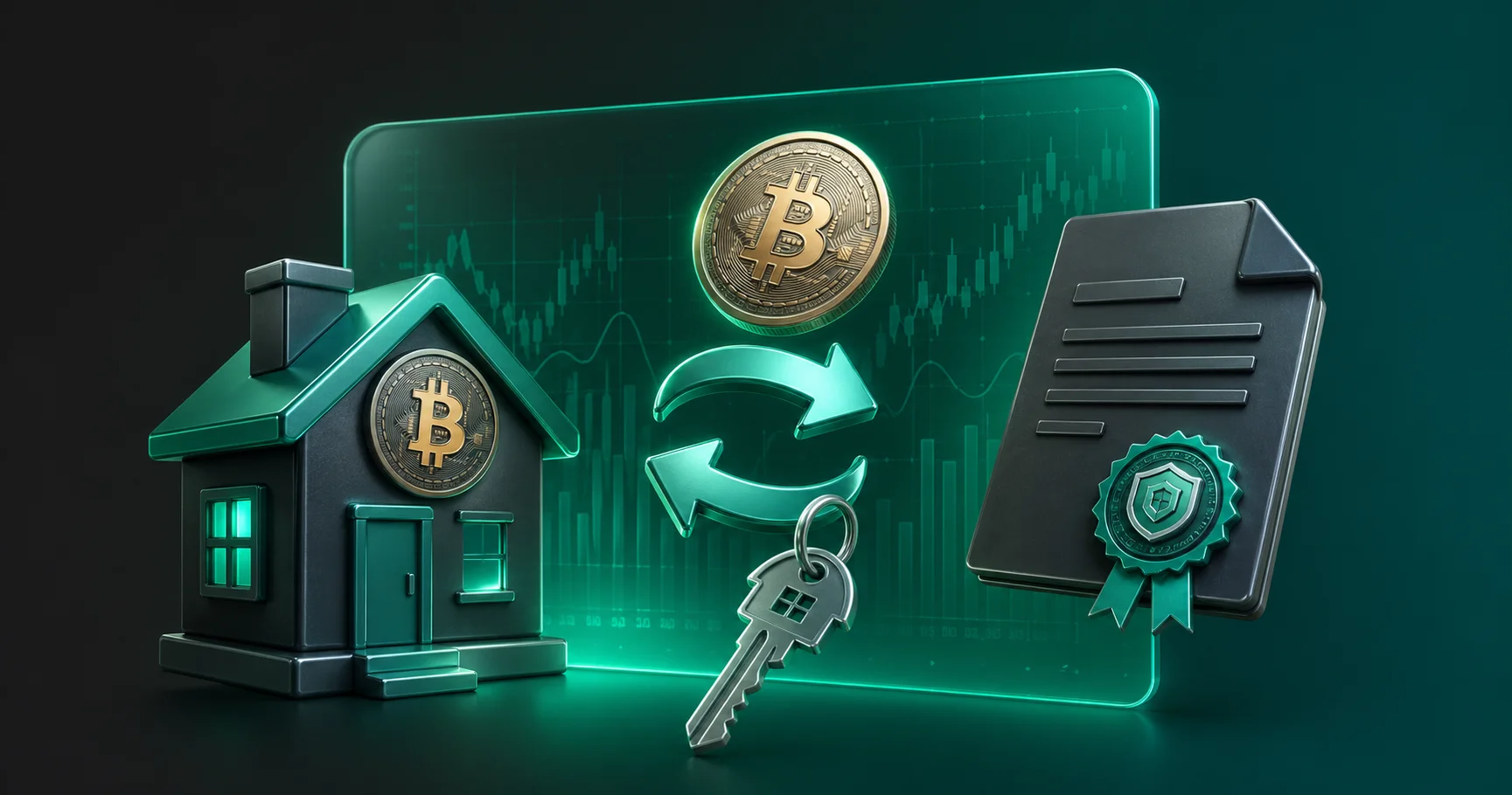 کریپتو به‌جای پول نقد در وام مسکن